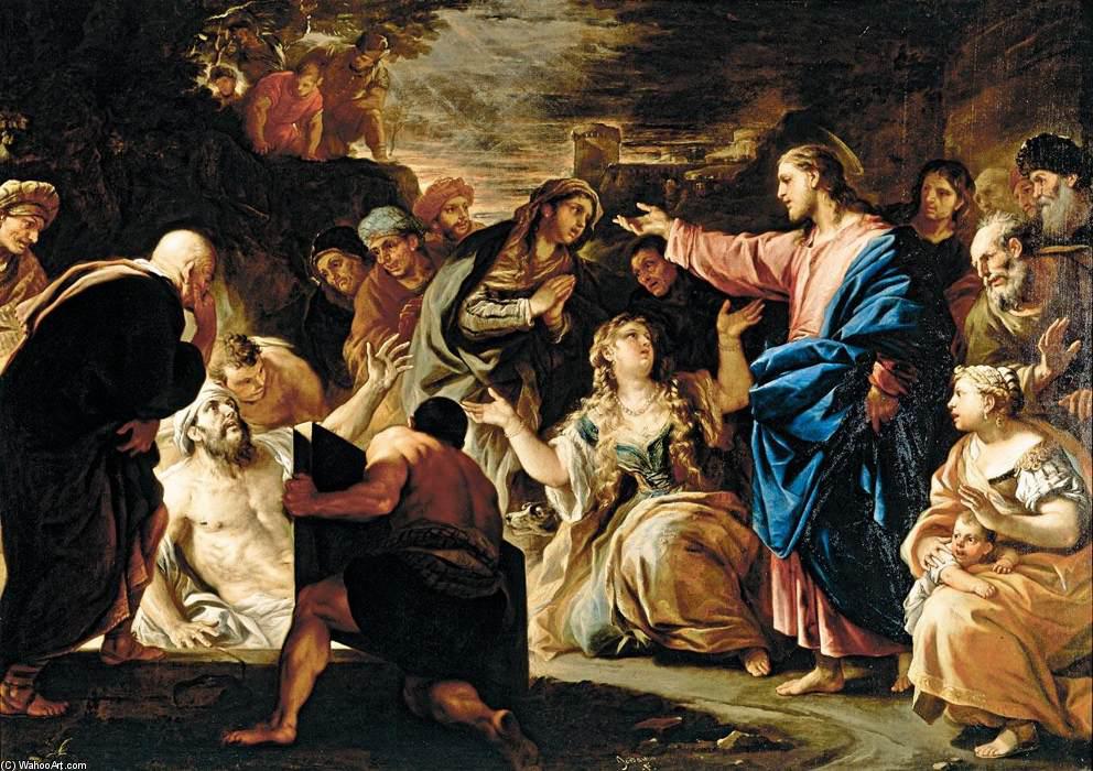 Raising Of Lazarus — Luca Giordano