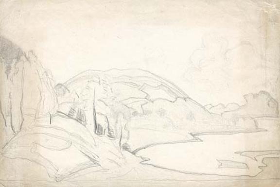Sketch Of Landscape 5 — Nicholas Roerich