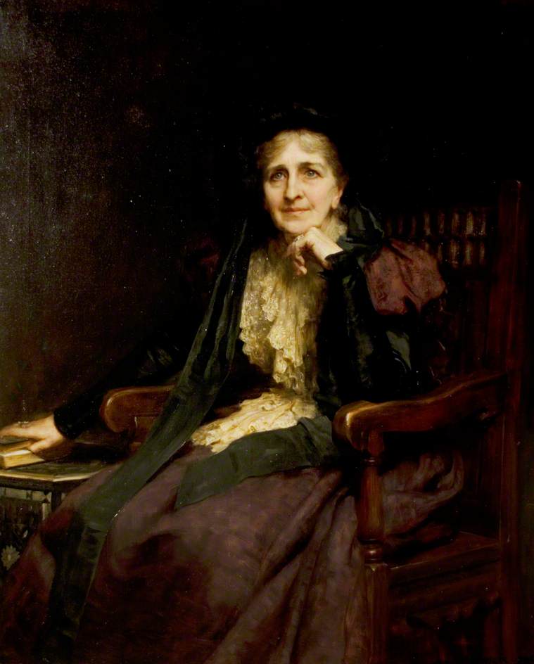 Dame Genevieve Ward (1837–1922) — Hugh Goldwin Riviere