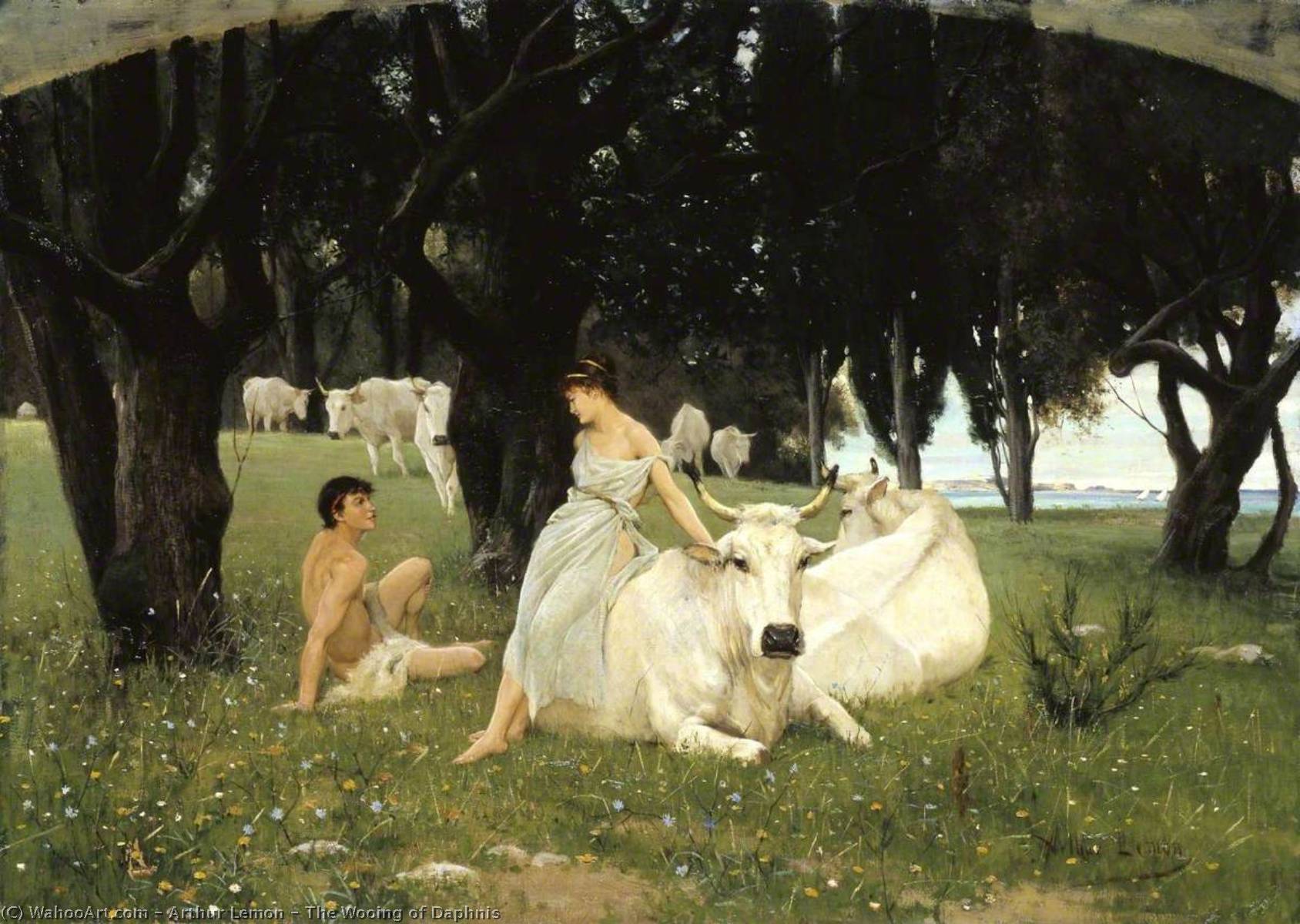 The Wooing Of Daphnis — Arthur Lemon