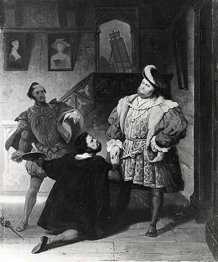 Henry Viii And Holbein, (painting) — Emanuel Gottlieb Leutze