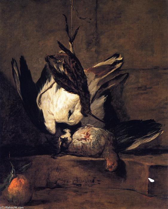 Tufted Lapwing, Grey Partridge, Snipe And Seville Orange — Žan Batist Simeon Šarden
