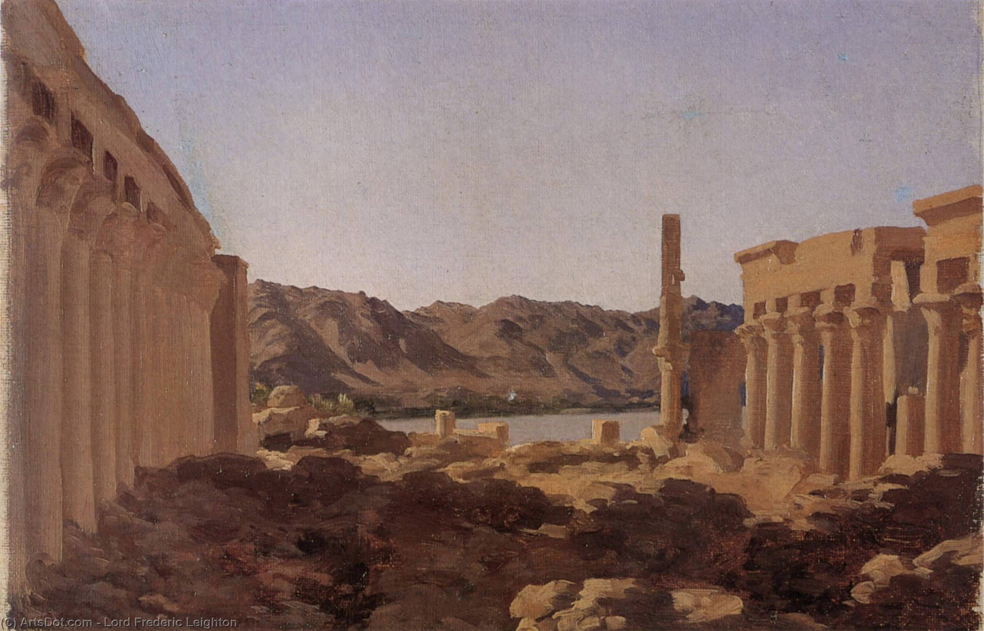 The Temple At Philae — Sir Frederic Lord Leighton
