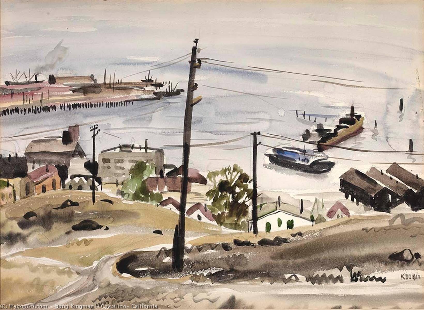 Coastline, California — Dong Kingman