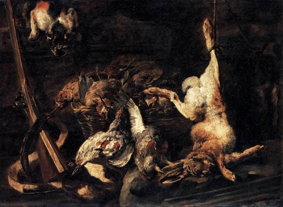 Game And Hunting Gear Discovered By A Cat — Jan Fyt (joannes Fijt)