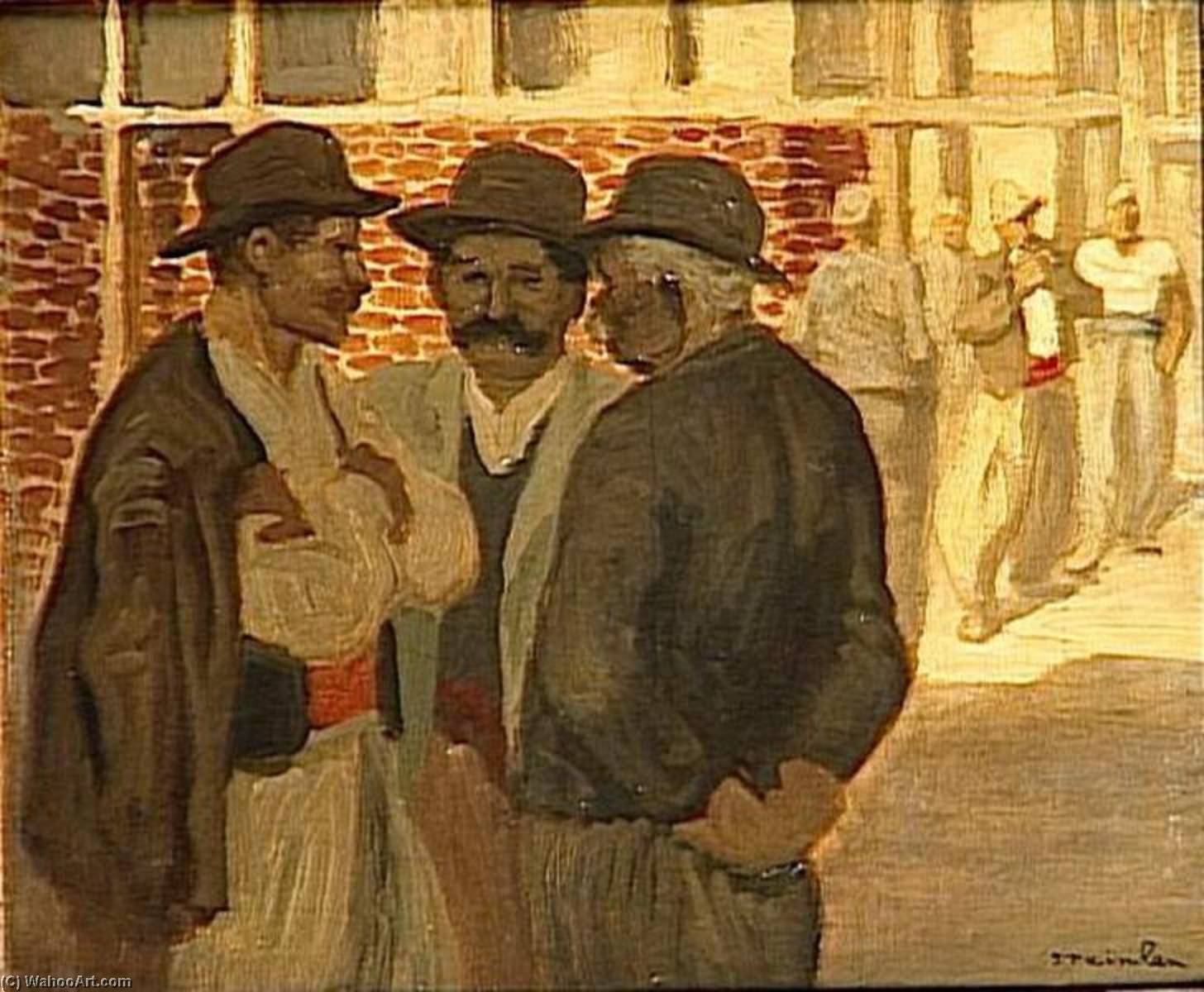 Ouvriers Du Bâtiment — Theophile Alexandre Steinlen