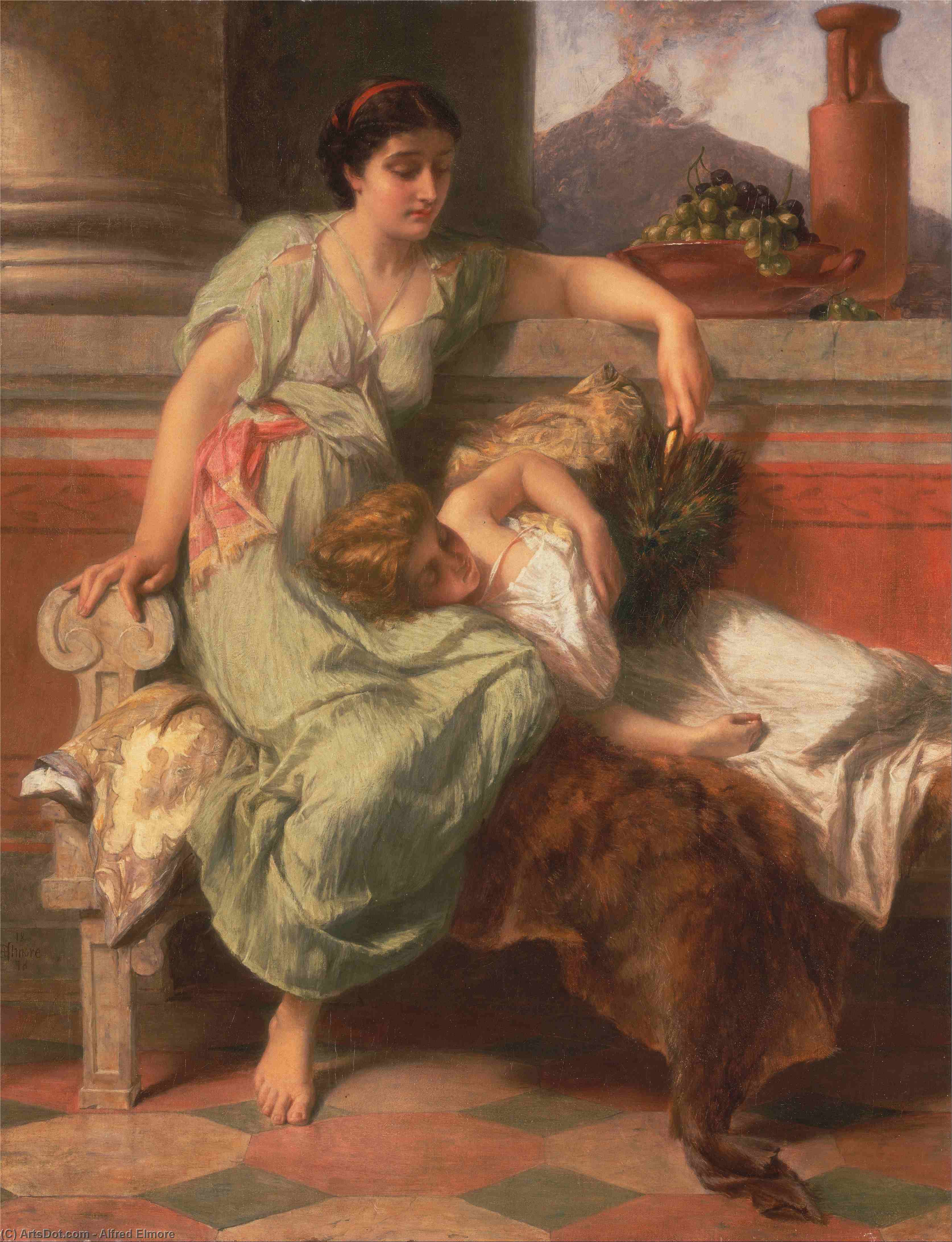 Pompeii, A.d — Alfred Elmore