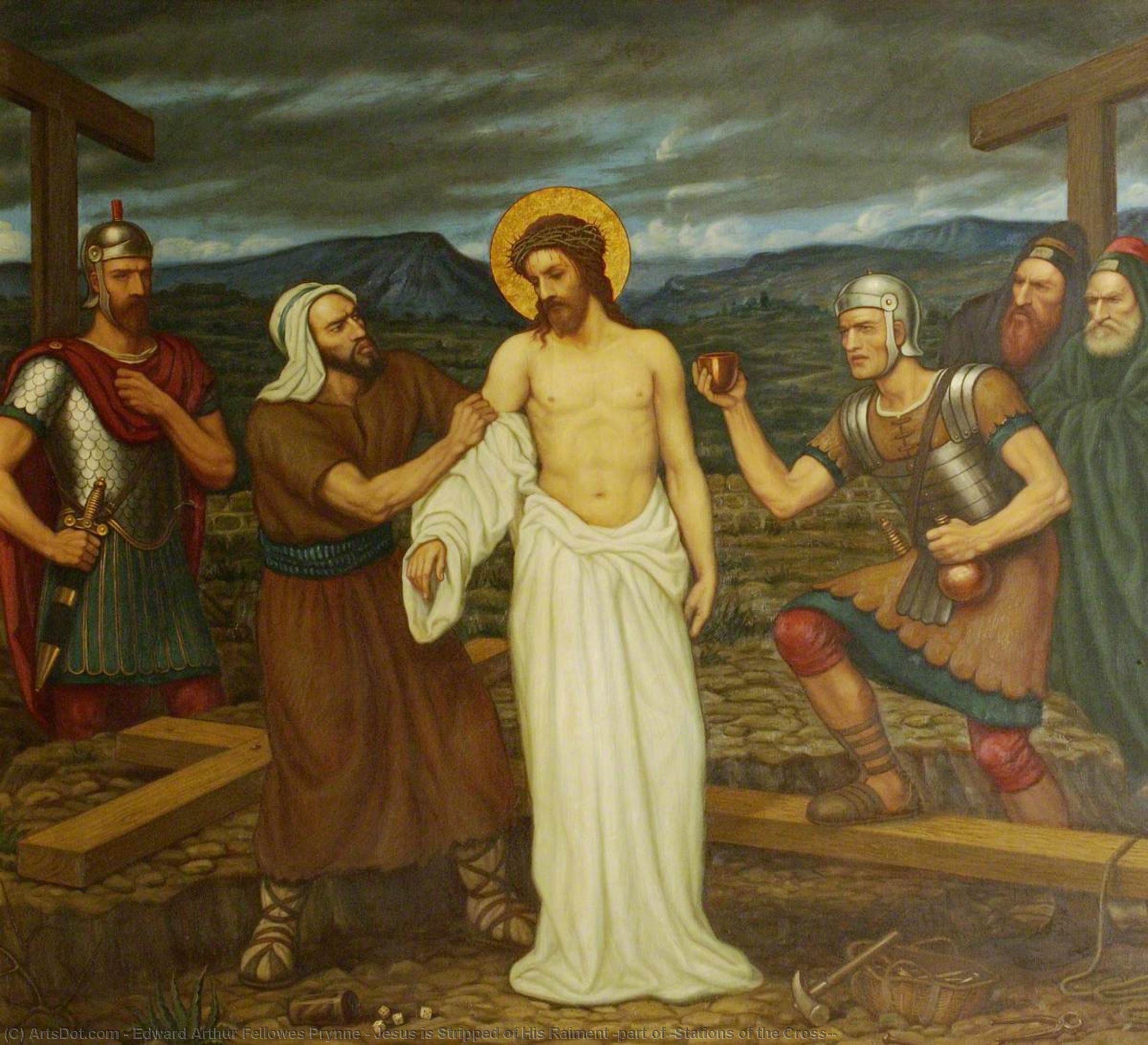 Jesus Is Stripped Of His Raiment (part Of ‘stations Of The Cross’) — Edward Arthur Fellowes Prynne