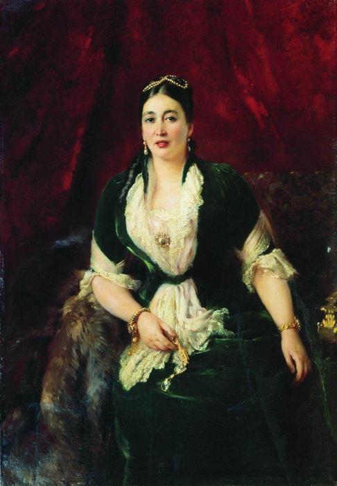 Portrait Of Tradeswoman E.rastorgueva — Konstantin Yegorovich Makovsky