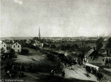The Retreat Of The British — Alonzo Chappel