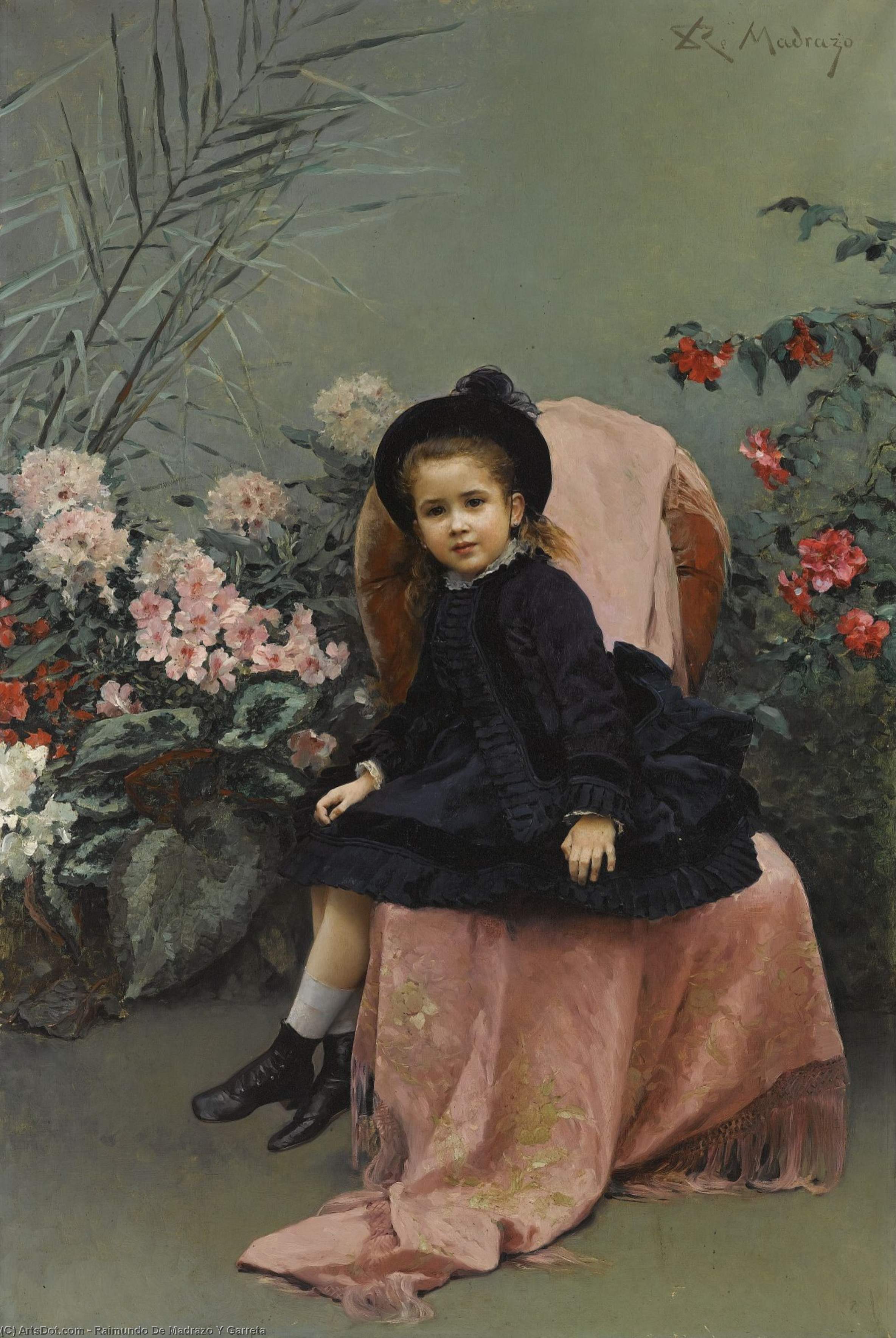 Portrait Of A Mercedes De Heeren — Raimundo De Madrazo Y Garreta