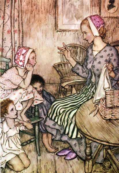 Goblin Market. Laura Would Call The Little Ones — Arthur Rackham