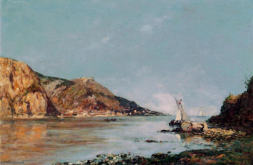 The Bay Of Fourmis, Beaulieu — Eugène Louis Boudin