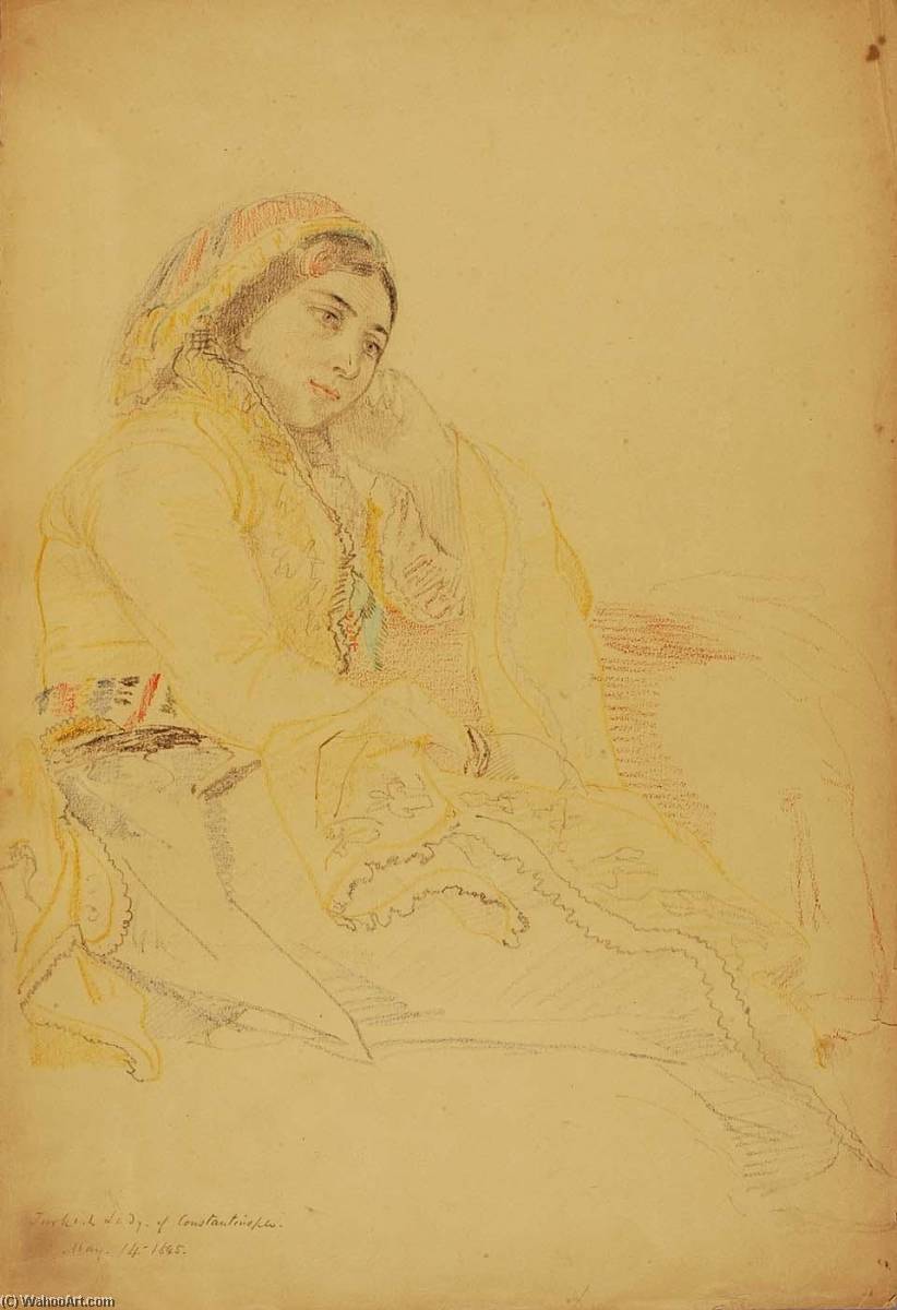 Turkish Lady Of Constantinople — Miner Kilbourne Kellogg