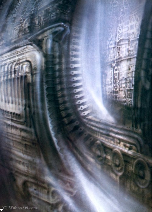 Hr Giger Biomechanicallandscape - (002) — H.r. Giger