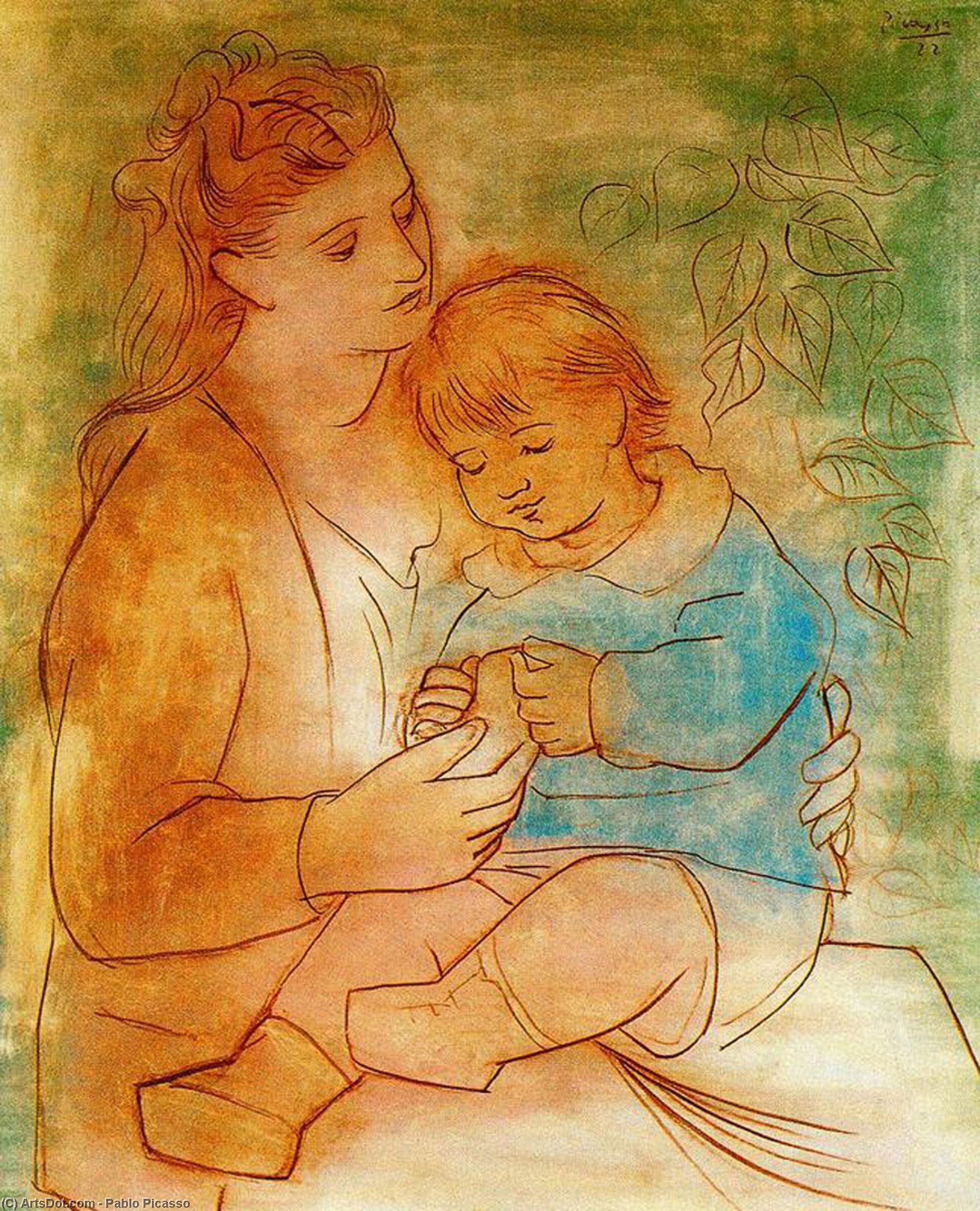 Mother And Child — Pablo Picasso