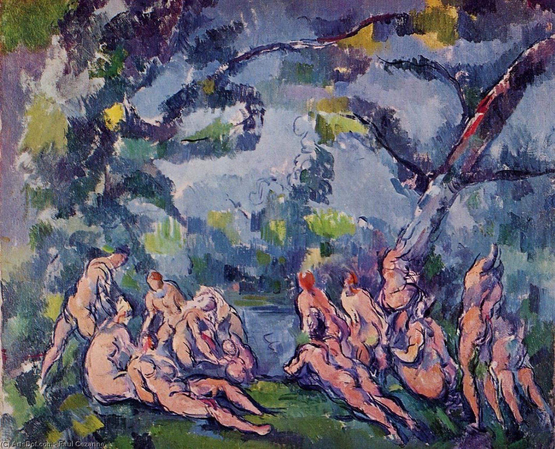 The Bathers — Поль Сезанн