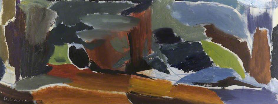 Firwood Ride, Autumn Var 2 — Ivon Hitchens