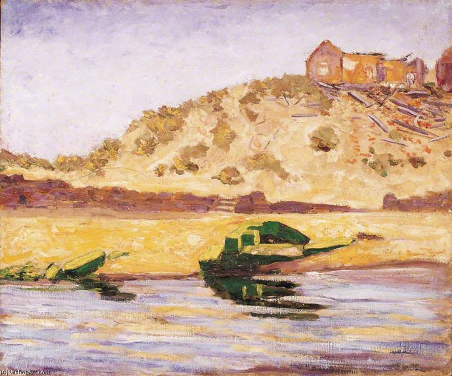 Coast Scene With A Ruined Building — Winston Spencer Churchill