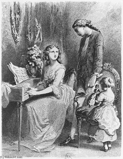 The Sorrows Of Werther' — Tony Johannot (antoine Johannot)