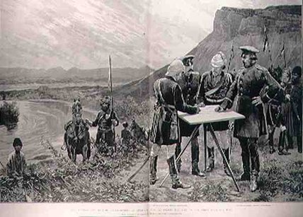 The Afghan Boundary Commission — Richard Caton Woodville