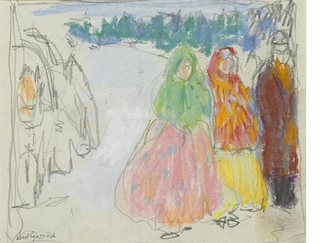 Study Of Russian Village Women — Philip William May