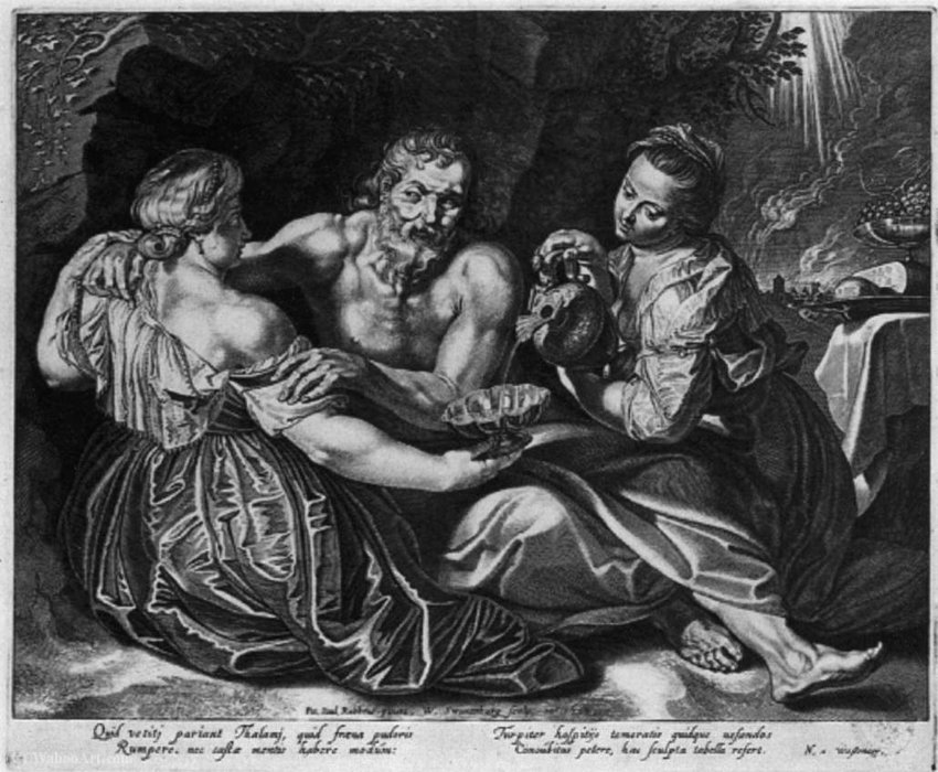 Lot And His Daughters — Willem Isaacsz Van Swanenburg