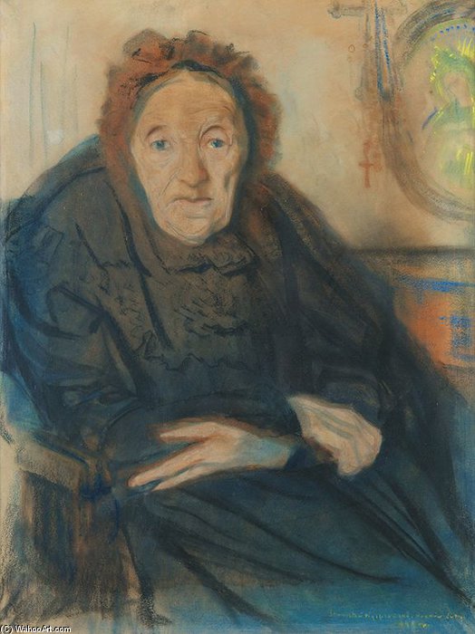 Portrait Of Klementyna Olcynger — Stanislaw Wyspianski