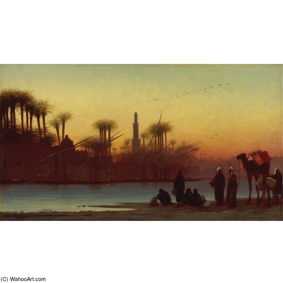 Near Manfalout, Egypt — Charles Théodore Frère Dit Frère Bey