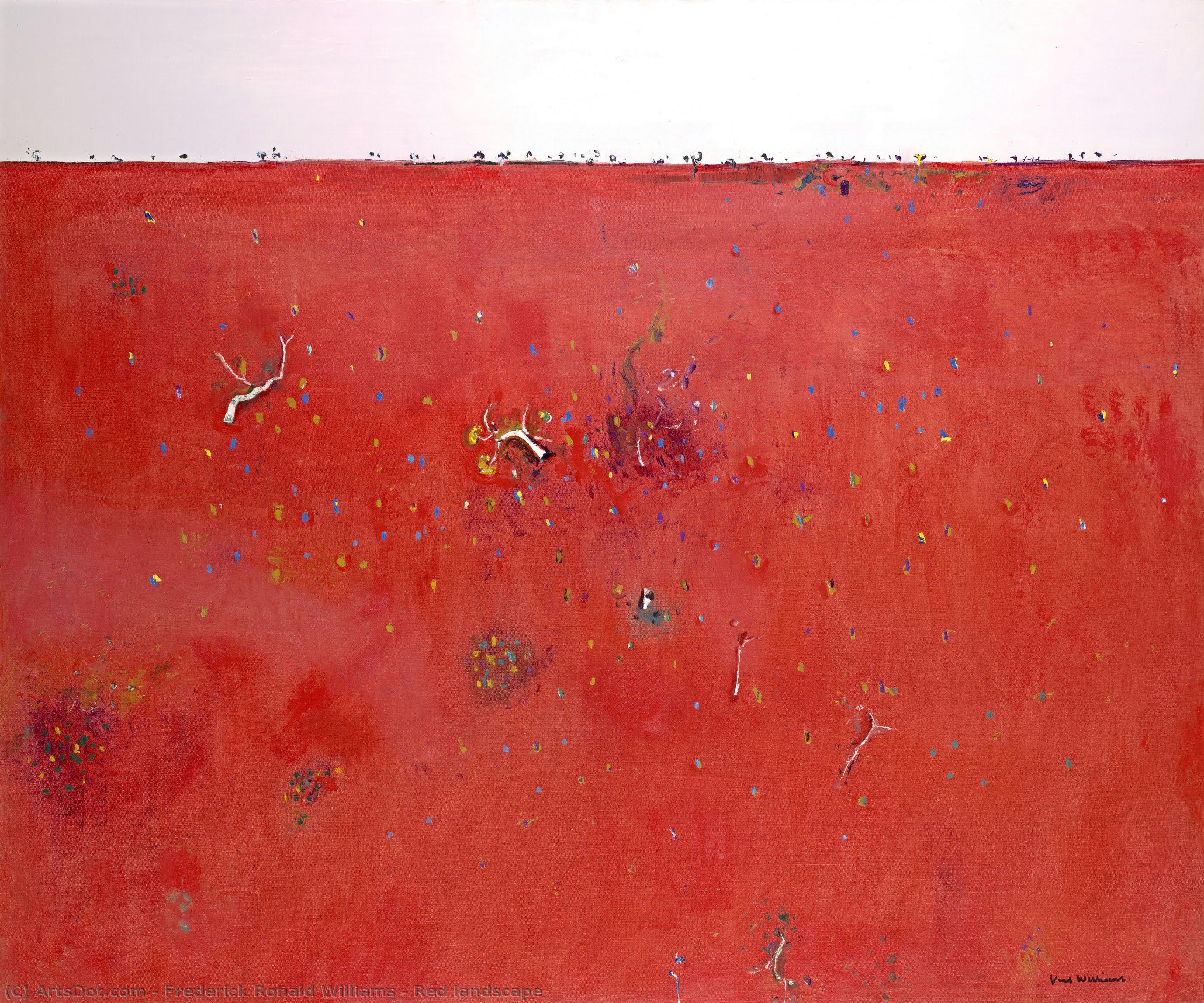 Paisaje Rojo — Fred Williams