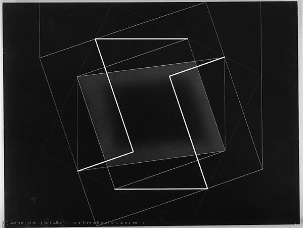 Transformation Of A Scheme No. 8 — Josef Albers
