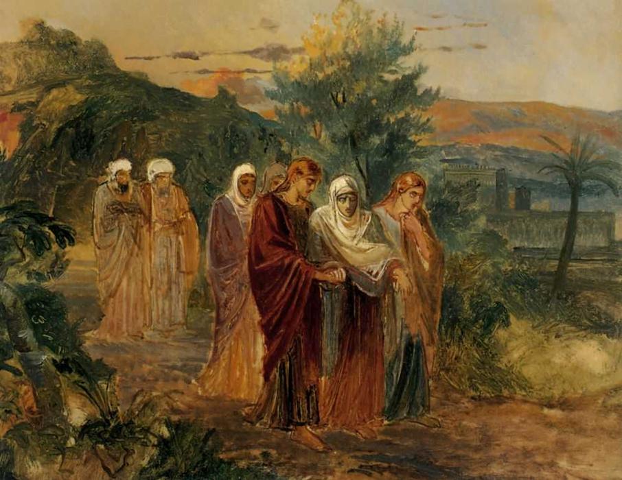 Returning From The Burial Of Christ — Nikolai Ge