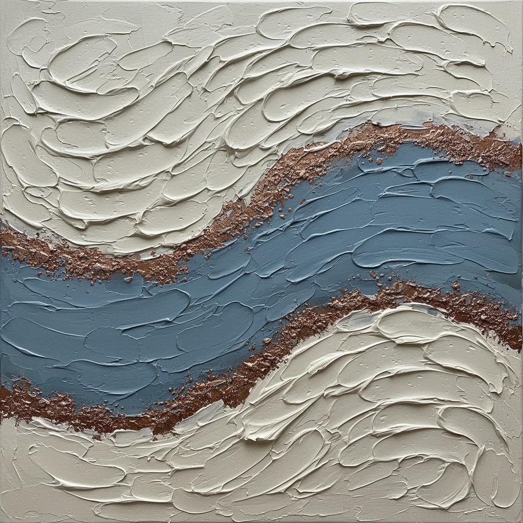 Ethereal Slate Tides With Sculptural Bronze Veins In A Singular Masterpiece — David Moreau