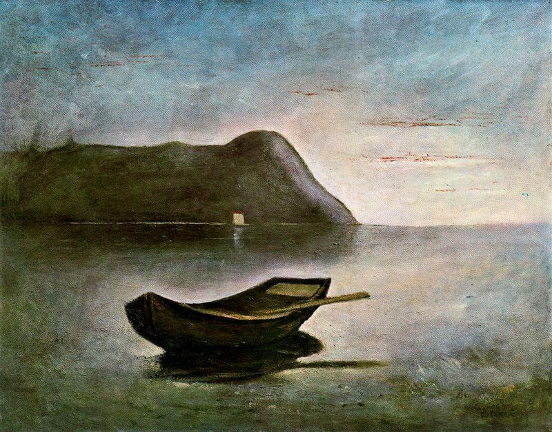 Sera Sul Lago — Carlo Carrà