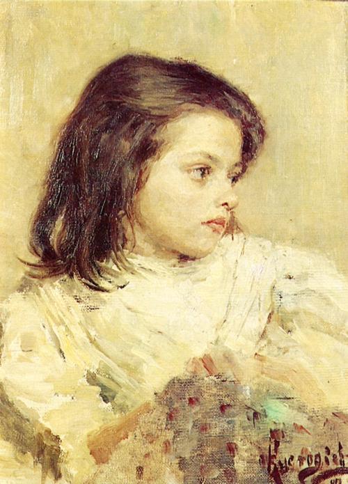 A Girl — Boris Kustodijev