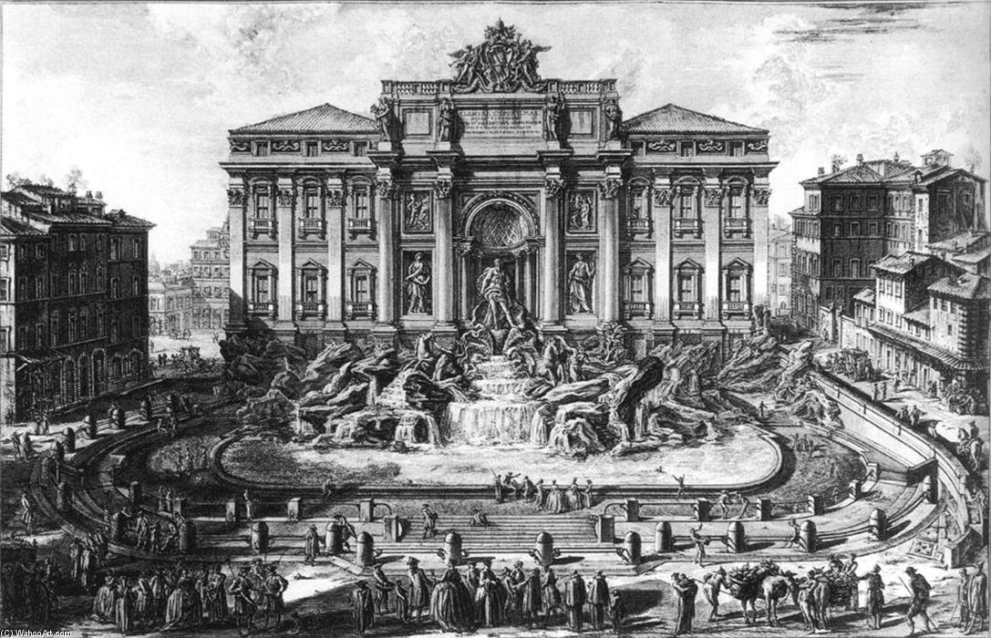 The Trevi Fountain In Rome — Giovanni Battista Piranesi