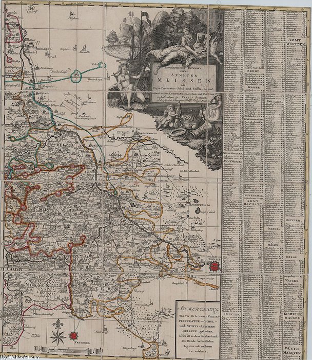Geographischer Entwurff — Pieter Schenck