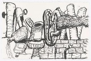 Remains From Eight Lithographs To Benefit The Foundation For Contemporary Performance Arts, Inc — Philip Guston
