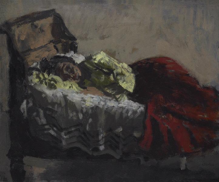 Vénitienne Allongée À La Jupe Rouge Dit Aussi Femme Couchée — Walter Richard Sickert