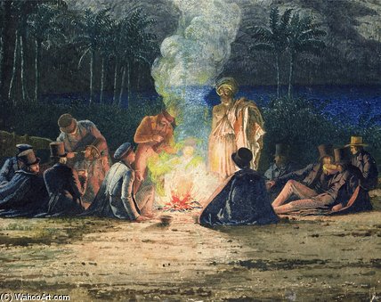 Artist's Halt In The Desert — Richard Dadd