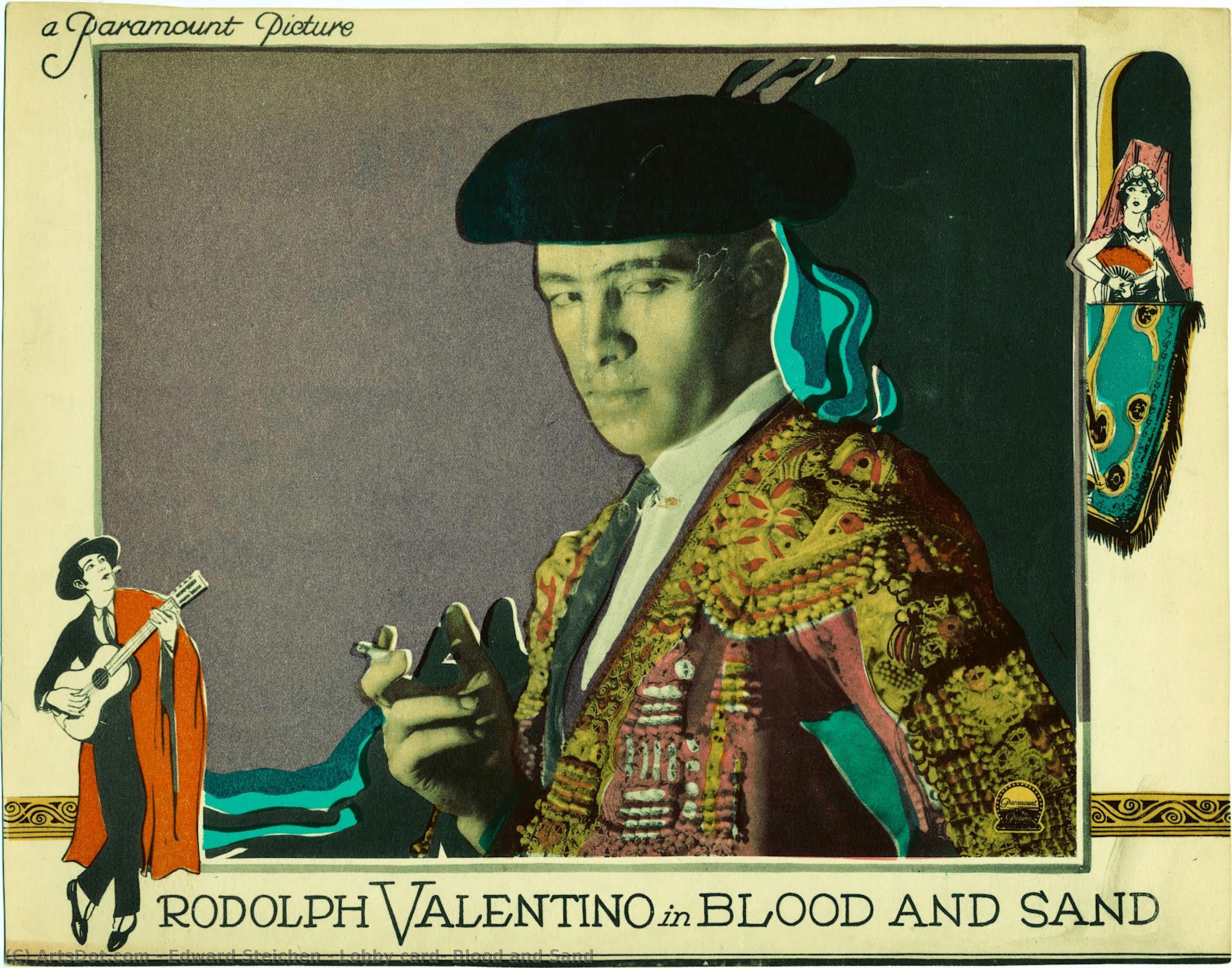 Lobby Card, Blood And Sand — エドワード・スタイケン