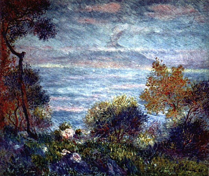 The Head Of Monte Sorrento — Pierre-auguste Renoir