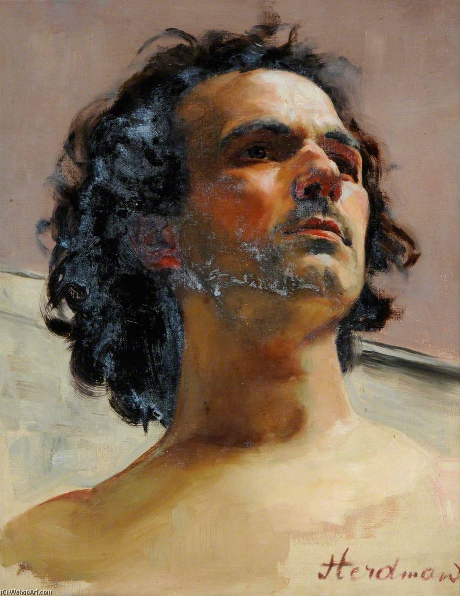 Head Of A Man — Robert Duddingstone Herdman