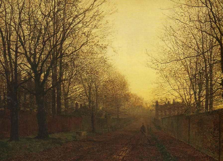 Wimbledon Park, Autumn After Glow — Джон Аткинсон Гримшоу