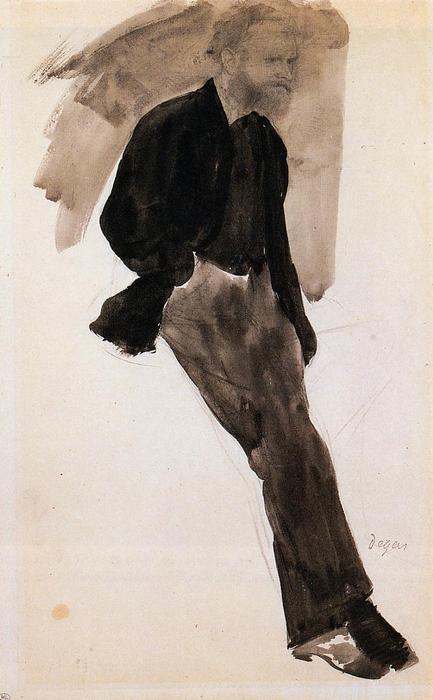 Edouard Manet Standing — Edgar Degas