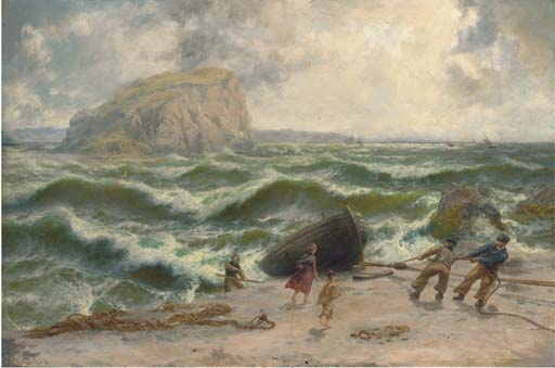 Wind And Sea Rising. Knock-na Carra, Galway Bay — Thomas Rose Miles