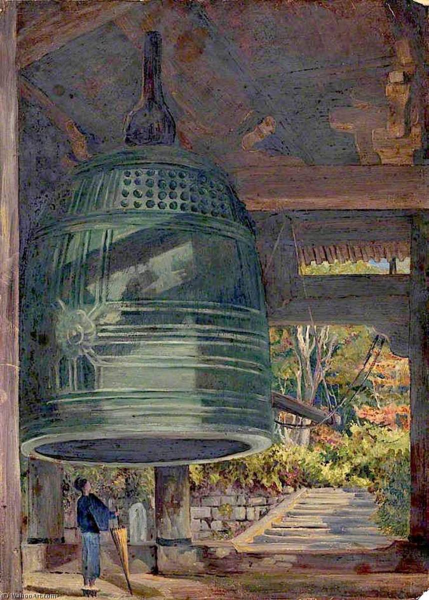 Great Bell Of The Cheone Temple (shenie Temple), Kyoto, Japan — Marianne North