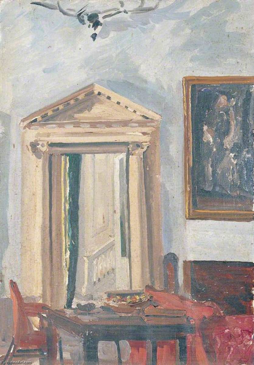 Part Of A Room, With A Pedimented Doorway — Winston Spencer Churchill