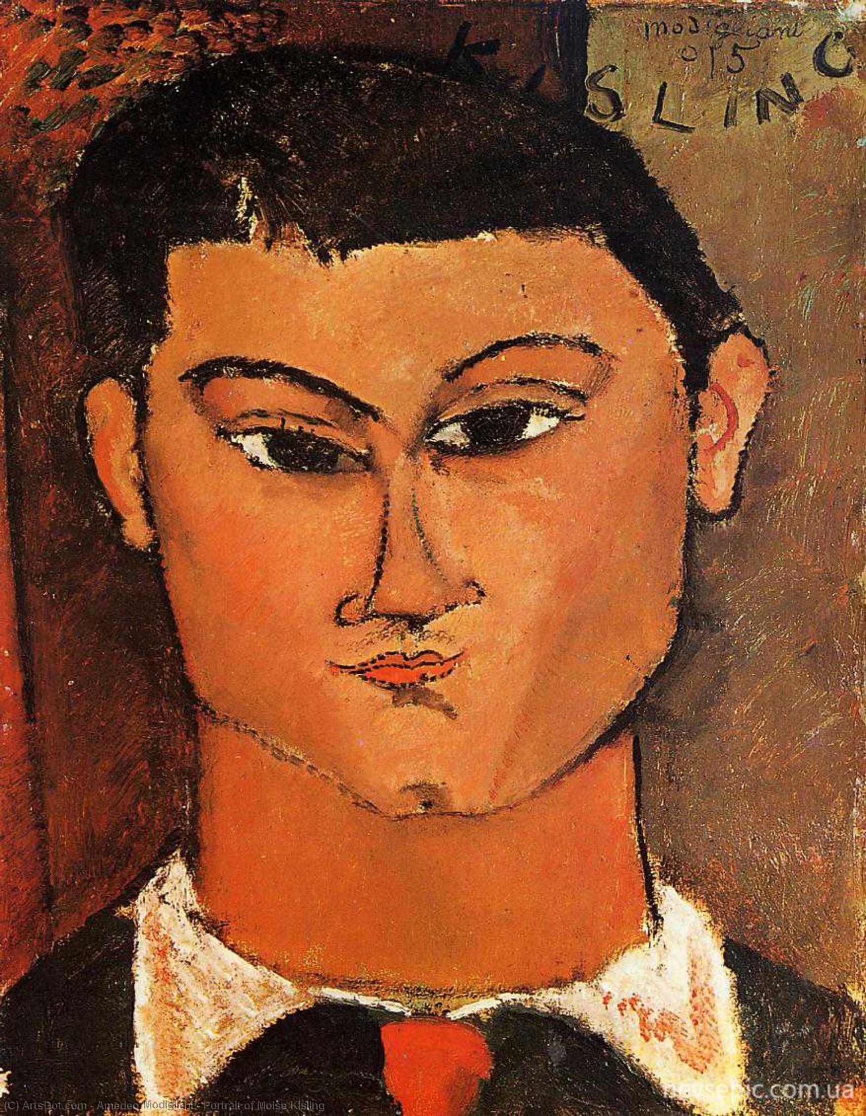 Portrait Of Moise Kisling — Модильяни