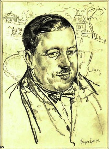 Portrait Of Ilia Mashkov — Boris Dmitrievich Grigoriev
